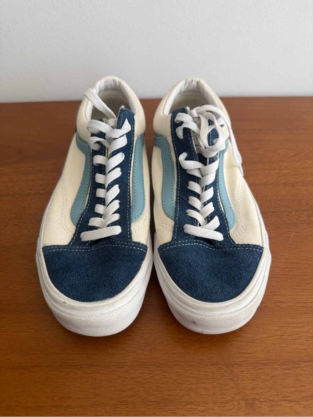 Vans old skool - Blue and Cream
